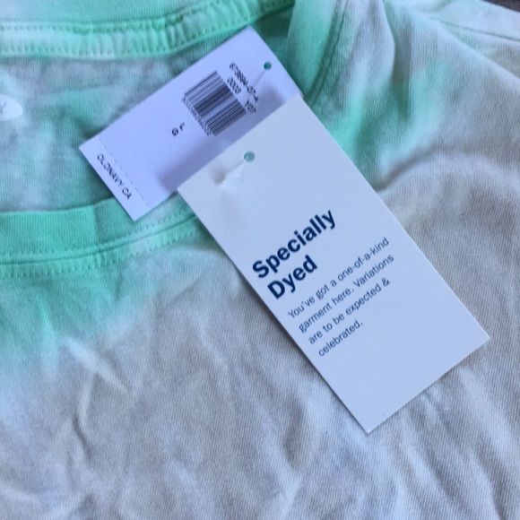 Old Navy - Loose Short Sleeve Crop T-shirt - Tie-Dyed - Picture 2 of 3